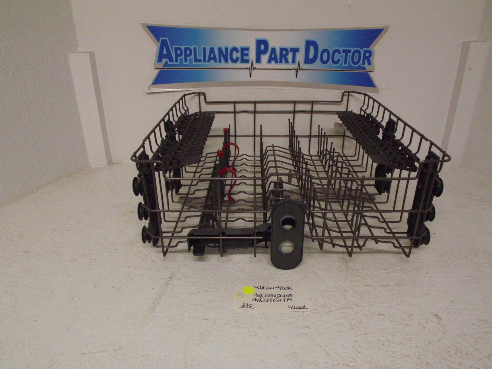 GE Dishwasher WD28X26105 WD28X21719 Upper Rack Used GE Dishwasher WD28X26105 WD28X21719 Upper Rack Used